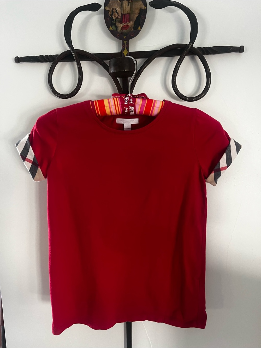 Burberry kids Scarlet Short-Sleeve Crewneck Top
